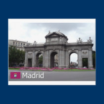 Puerta de Alcalá, Madrid postcards