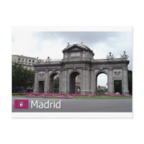 Puerta de Alcalá, Madrid Postcard
