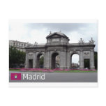 Puerta de Alcalá, Madrid Postcard