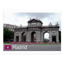 Puerta de Alcalá, Madrid Postcard