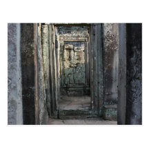puertas del prohm del angkor tarjeta postal