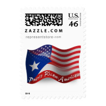 Puerto Rican-American Waving Flag Stamps