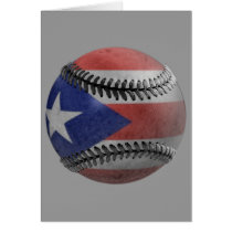 Puerto Rican Baseball Greeting Cards
