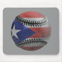 Puerto Rican Baseball Mouse Pads