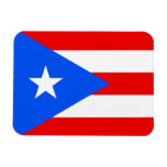 Puerto Rican Flag Flexible Magnets