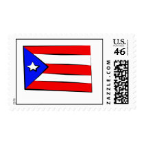 Puerto Rican Flag Postage Stamps