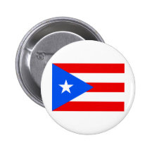 Puerto Rican Flag Products Button