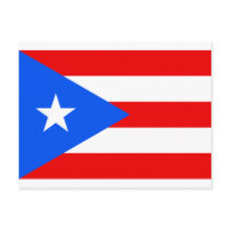 Puerto Rican Flag Products Postcards