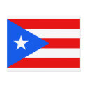 Puerto Rican Flag Products postcards