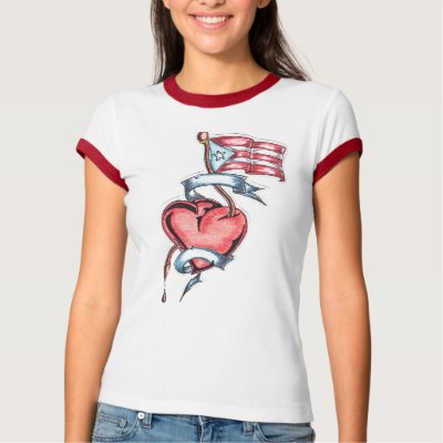 Puerto Rican Flag Tee Shirts by GearFresh