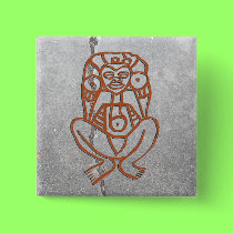 Puerto Rican goddess button buttons