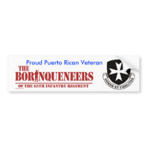 Puerto Rican Veteran 2 - Bumper Sticker