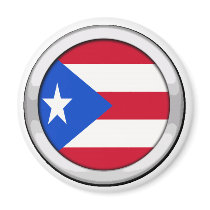 Puerto Rico Badge Fridge Magnet