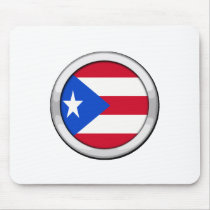 Puerto Rico Badge Mouse Mat