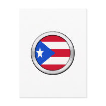 Puerto Rico Badge Postcard