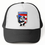 This cute little panda is ready to play for the Puerto Rican team! Panda holds a bat and is about to swing at the ball. Great for fans of the Puerto Rico baseball team or Puerto Rican baseball players.