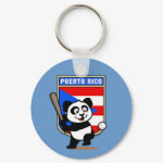 This cute little panda is ready to play for the Puerto Rican team! Panda holds a bat and is about to swing at the ball. Great for fans of the Puerto Rico baseball team or Puerto Rican baseball players.