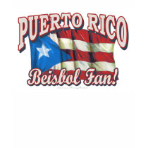 Puerto Rico Beisbol Fan! Baseball T-Shirt by fantasybaseball Puerto Rico Beisbol Fan! Baseball T-Shirt