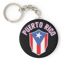 Puerto Rico Big and Bold Keychain