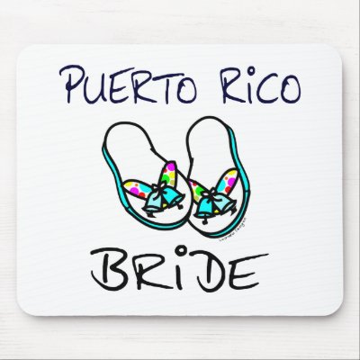 Puerto Rico Bride Mouse Pad