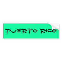 Puerto Rico Bumper Stickers
