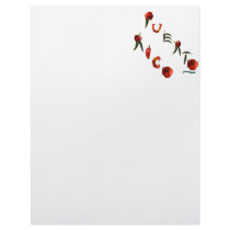 Puerto Rico Chili Peppers Customized Letterhead