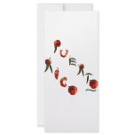 Puerto Rico Chili Peppers Rack Card Template