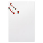 Puerto Rico Chili Peppers Personalized Stationery