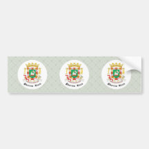 Puerto Rico Coat of Arms detail Bumper Sticker