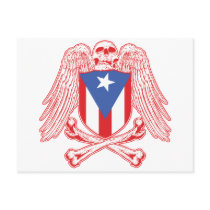 Puerto Rico Crossbones Post Cards