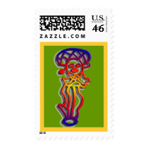 Puerto Rico - dancer - Customized postage