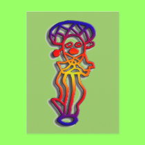 Puerto Rico - dancer - Customized postcards