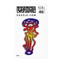 Puerto Rico - dancer postage
