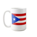 Puerto Rico Flag and Map Mug