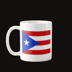 Puerto Rico Flag Map Classic Mug