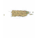 Puerto Rico Flag and Map T-Shirt