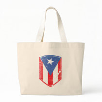 Puerto Rico Flag Canvas Bags