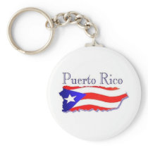 Puerto Rico Flag Boricua Keychains