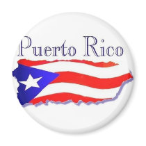 Puerto Rico Flag Boricua Refrigerator Magnet