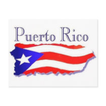 Puerto Rico Flag Boricua Postcard