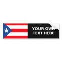 Puerto Rico Flag bumper stickers