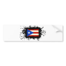Puerto Rico Flag Bumper Sticker