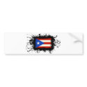 Puerto Rico Flag bumper stickers