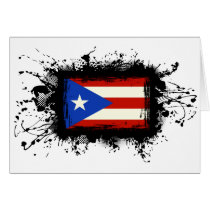 Puerto Rico Flag Greeting Card