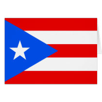 Puerto Rico Flag Card
