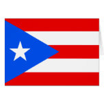 Puerto Rico Flag cards