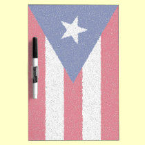 PUERTO RICO FLAG dry erase boards