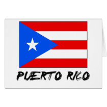 Puerto Rico Flag cards