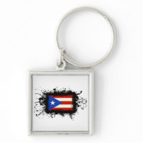 Puerto Rico Flag Keychains