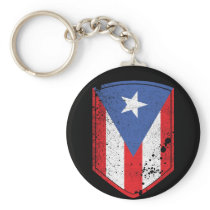 Puerto Rico Flag Keychains